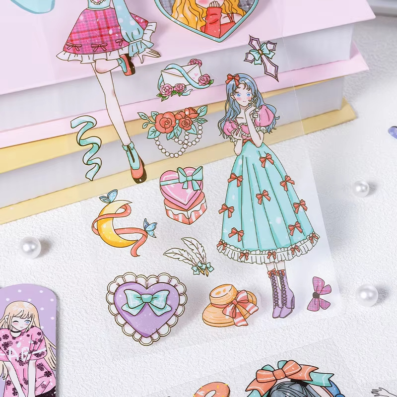 创意个性贴纸套装 - TIEZB系列，点亮你的生活空间