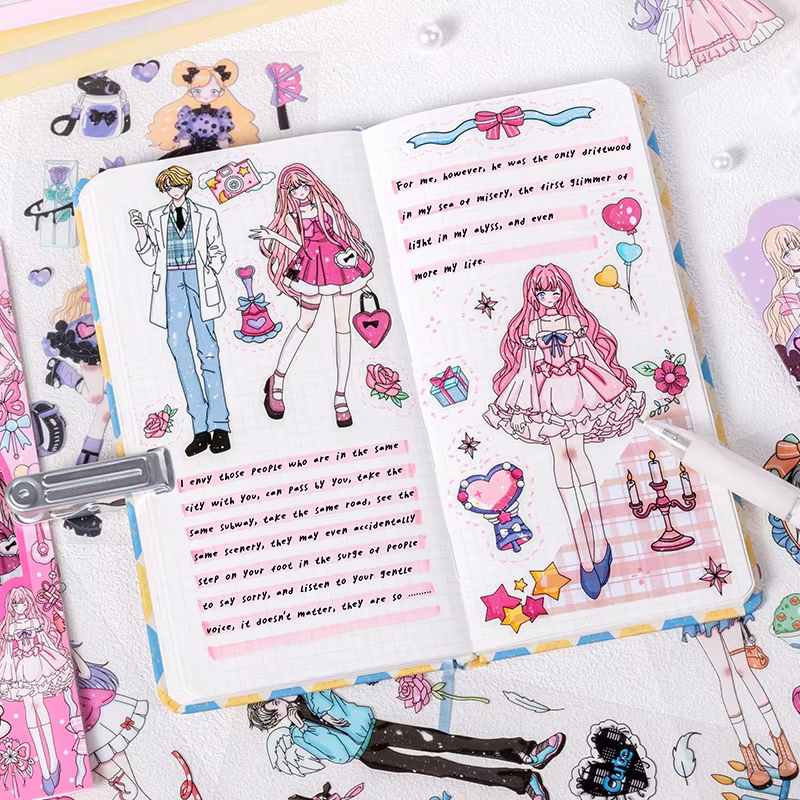 创意个性贴纸套装 - TIEZB系列，点亮你的生活空间