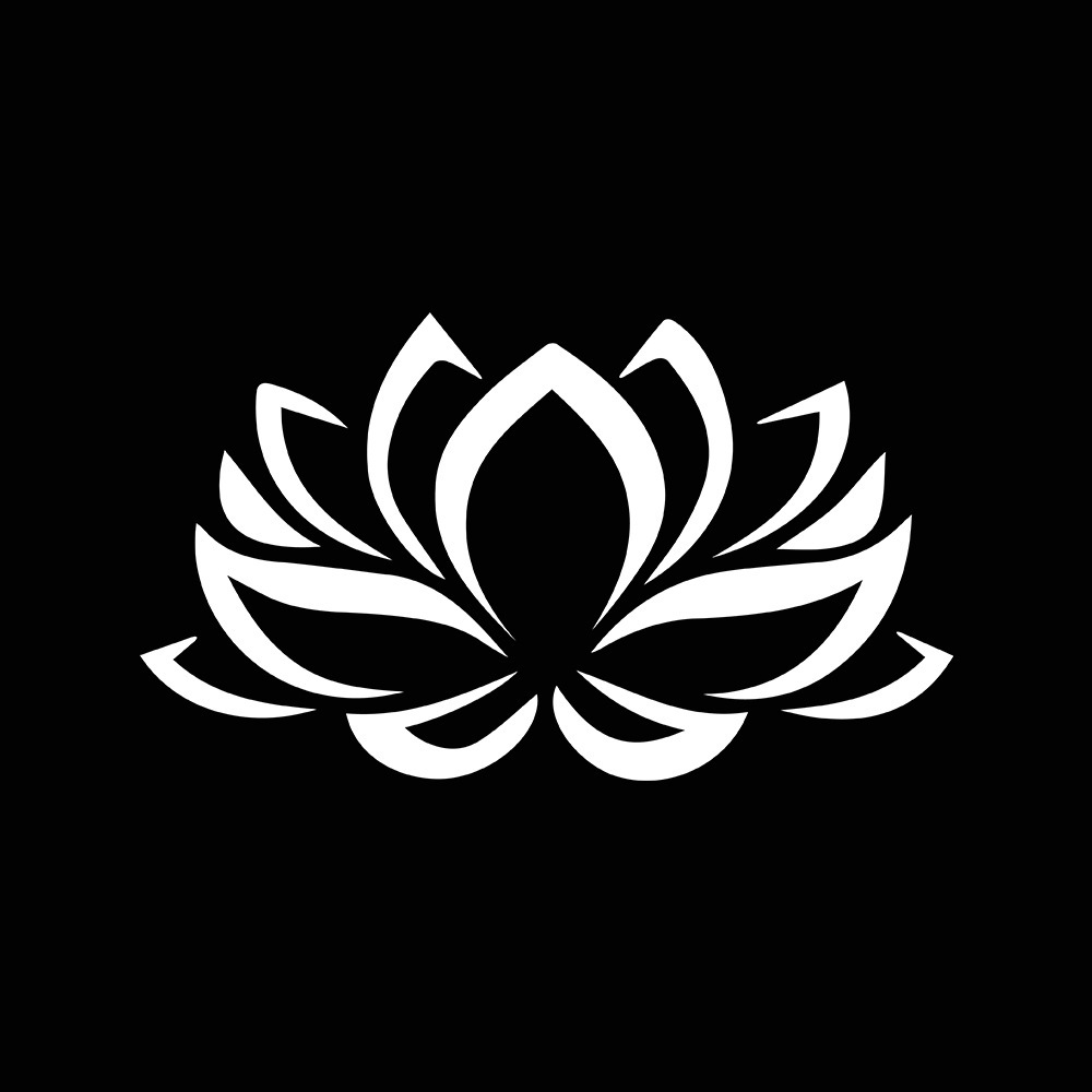 七彩镭射莲花汽车后保险杠装饰贴纸 - 防水车贴，遮挡划痕，个性定制