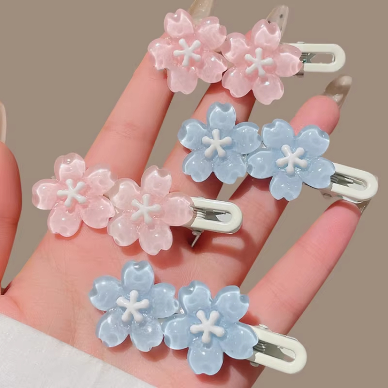 时尚简约金属发夹（2MESN）- 持久耐用，多场合适用