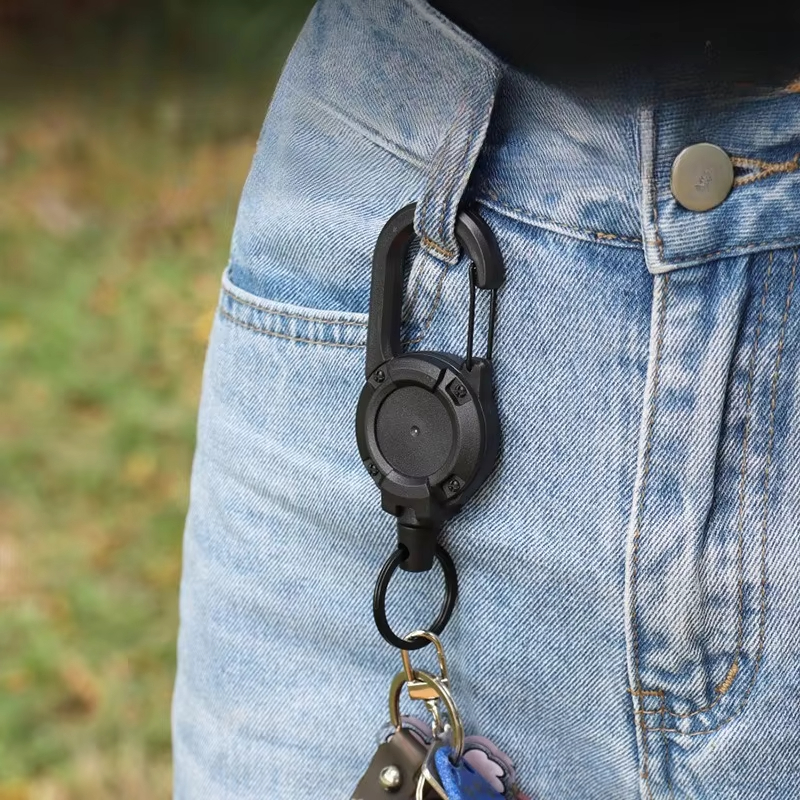 可调节运动登山扣｜便携发条背包扣｜水瓶卡扣｜腰带钥匙串多功能易拉扣