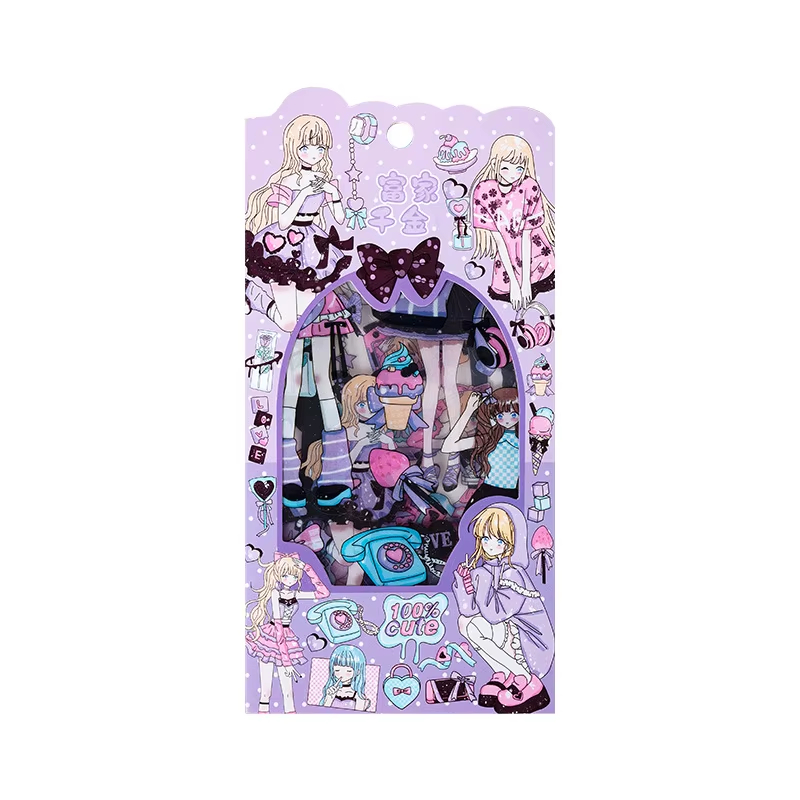 创意个性贴纸套装 - TIEZB系列，点亮你的生活空间