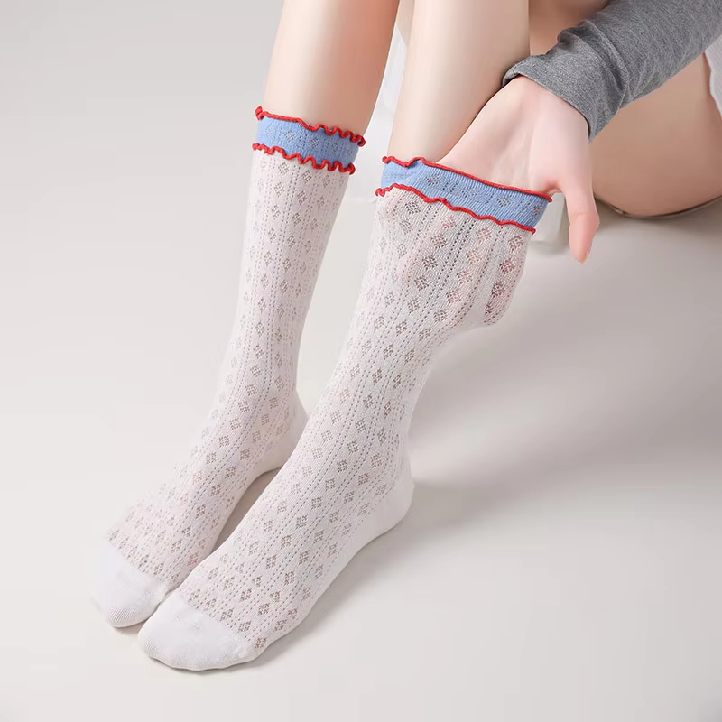 【WYMER】时尚舒适袜子 - 多色可选，透气吸汗