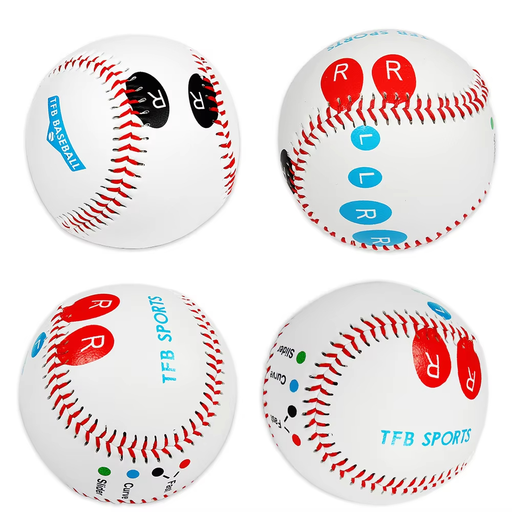 9英寸标准棒球 | 中小学生训练比赛专用，软硬式棒垒球，防滑手指印设计