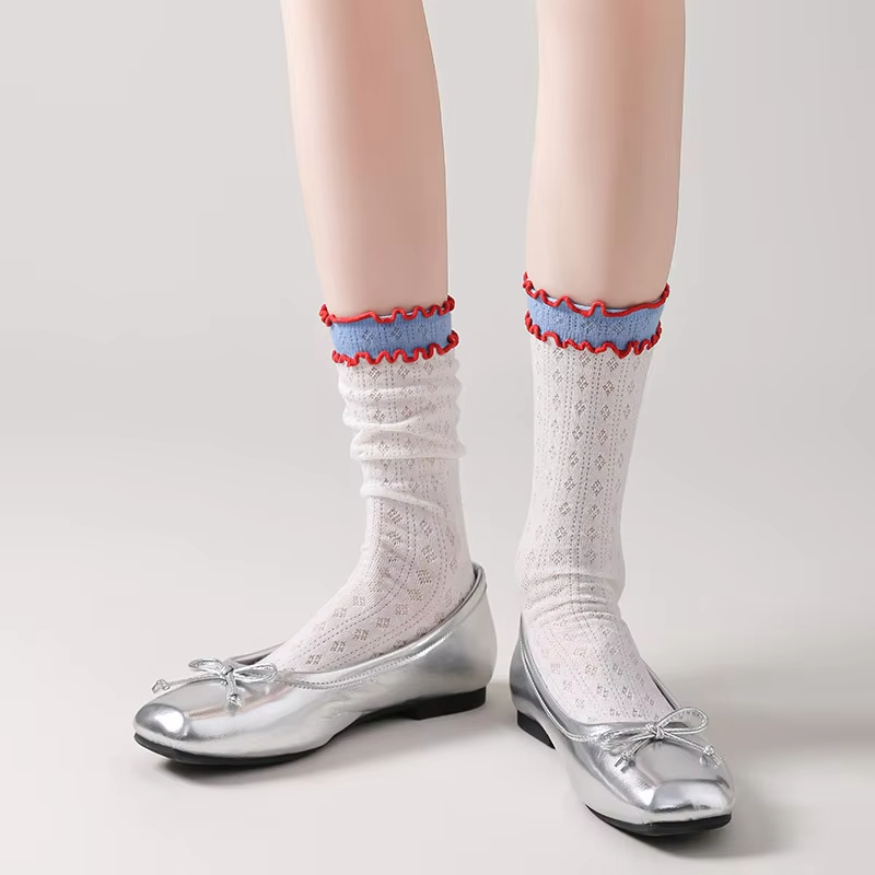 【WYMER】时尚舒适袜子 - 多色可选，透气吸汗