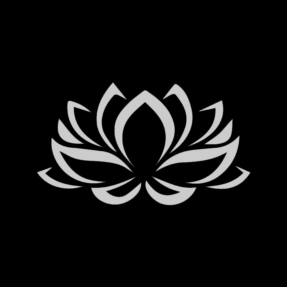 七彩镭射莲花汽车后保险杠装饰贴纸 - 防水车贴，遮挡划痕，个性定制