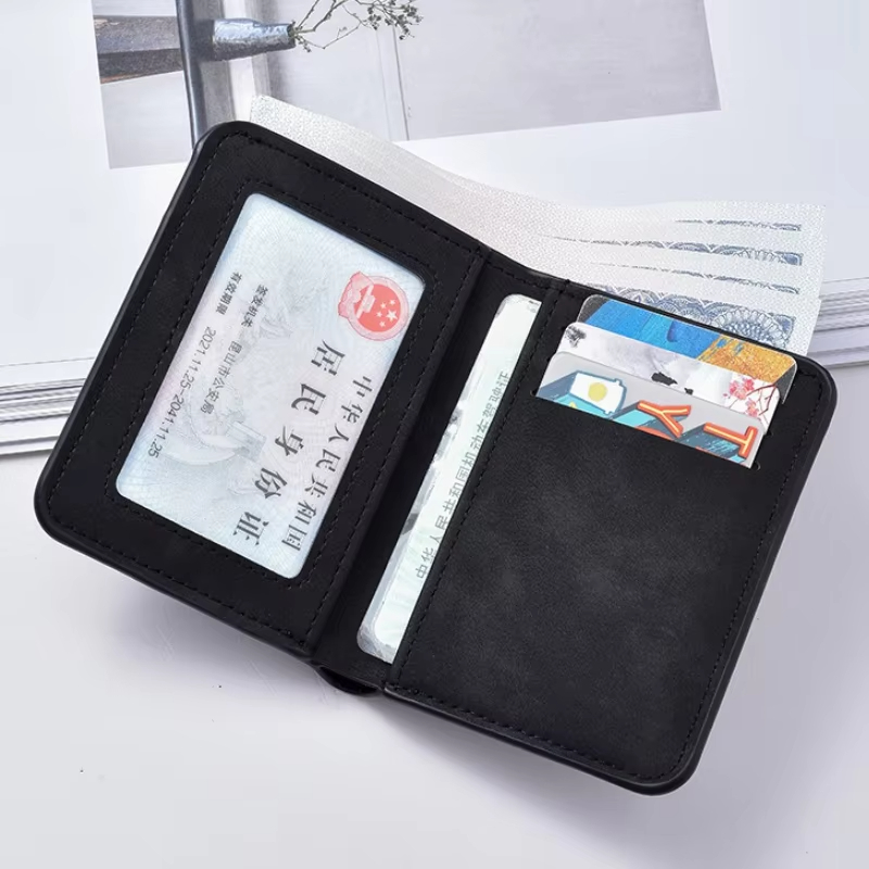 JSKAB 时尚多功能卡包 - 便携设计，轻松收纳您的信用卡和名片