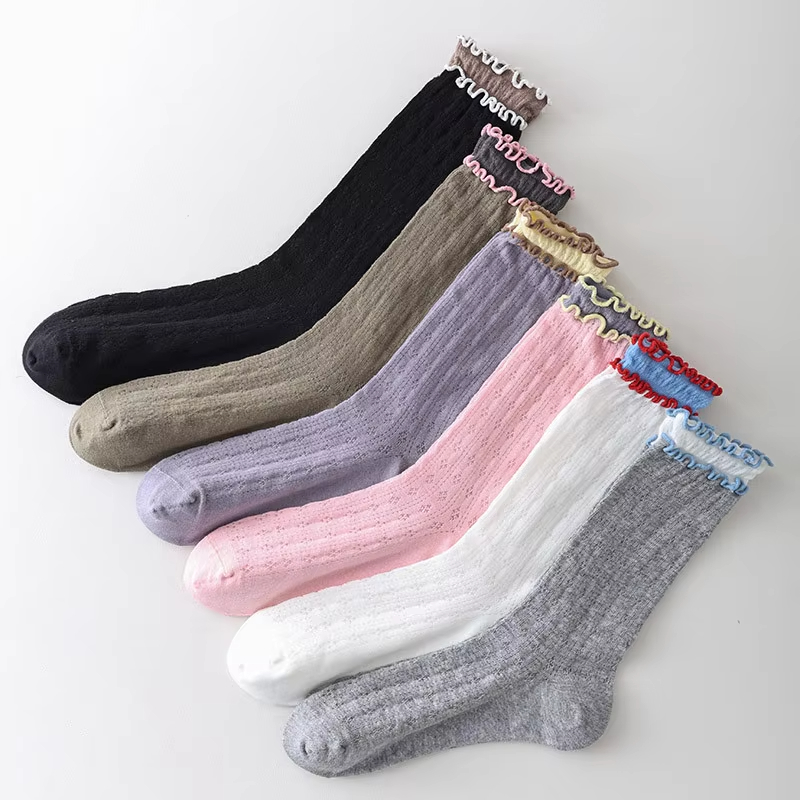 【WYMER】时尚舒适袜子 - 多色可选，透气吸汗